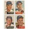 Image 1 : Lot of (4) Original 1953 Topps Baseball Cards