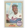 Image 1 : 1968 Topps Hank Aaron Card #110