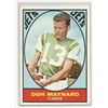 Image 1 : 1967 Topps Football Don Maynard Card #97