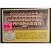 Image 1 : 1958 Topps Kansas City Athletics Team Photo Card and Checklist Card #174