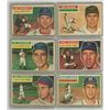 Image 1 : Lot of (6) 1956 Topps Baseball Cards