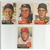 Image 1 : Lot of (4) Original 1953 Topps Baseball Cards