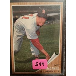 1962 Topps Lindy McDaniel Card #522