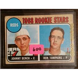 1968 Topps Johnny Bench Rookie Card #247