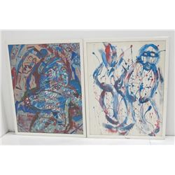 Michael Heinrich, Pair of Abstracts