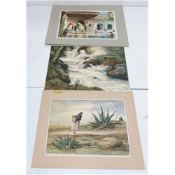 Vargas & Guterrez, Landscapes & Mosque Scene