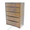 Image 1 : Art deco walnut tall chest of drawers