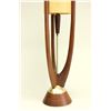 Image 5 : Pair mid century teak 3 way lamps