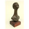 Image 2 : Bronze bust on wood base