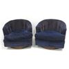 Image 1 : Harvey Prober pair of swivel club chairs