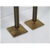 Image 4 : Pair of Brutalist bronze adjustable pedestals