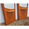 Image 3 : Pair of modern formica mirror hall stands