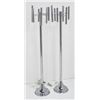Image 1 : Pair Italian chrome floor lamps