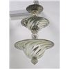 Image 1 : Modern Mercury glass ceiling fixture