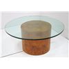Image 1 : Directional burl walnut coffee table