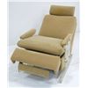 Image 3 : Modern tan lucite recliner ca. 1970
