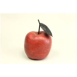 Patinated metal Apple
