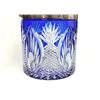 Image 3 : Cobalt blue cut to clear ice bucket