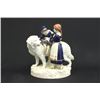 Image 1 : Royal Dux porcelain "Mother with Child & Dog"