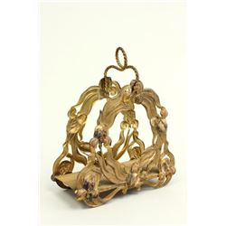 Art Nouveau "Floral" metal holder