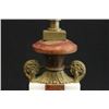 Image 3 : Art Deco style multi color marble &brass desk lamp