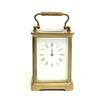 Image 1 : Brass & crystal carriage clock