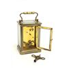 Image 3 : Brass & crystal carriage clock