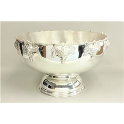 Silver plated champagne punch bowl