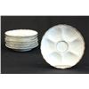 Image 1 : Set of 7 oyster plates