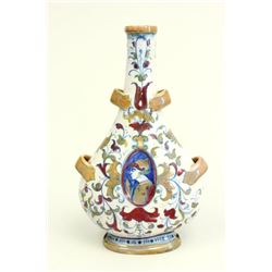 Italian Majolica ceramic vase