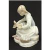 Image 6 : Lladro style figure & Porcelain inkwell