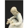 Image 7 : Lladro style figure & Porcelain inkwell