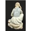 Image 8 : Lladro style figure & Porcelain inkwell