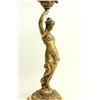 Image 5 : Brass figural candelabra on marble base