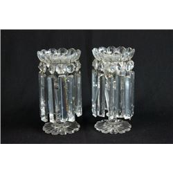 Pair of cut lustres
