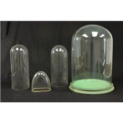 4 glass domes