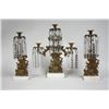 Image 1 : Three piece console candelabra set