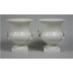 Pair of Lenox urns