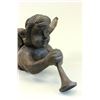 Image 2 : Large carved wood "Angel with Trumpet"
