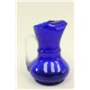Image 2 : Cobalt glass pitcher & 4 glasses