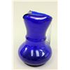 Image 3 : Cobalt glass pitcher & 4 glasses
