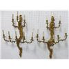 Image 1 : Pair Louis XV style 8 arm gilt bronze sconces