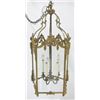 Image 2 : French bronze & glass lantern with 5 panels