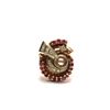 Image 1 : 14k gold, diamond & ruby vintage ring