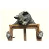 Image 2 : Bronze patinated Cat frame