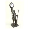 Image 1 : Bronze figural Aviator swing clock