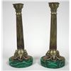 Image 1 : Pair of late 19th early 20th c Bronze Candlesticks