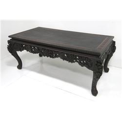 Carved Japanese desk