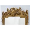 Image 2 : Giltwood & gesso figural beveled mirror
