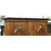 Image 2 : 19th c. figured walnut cabinet on later stand